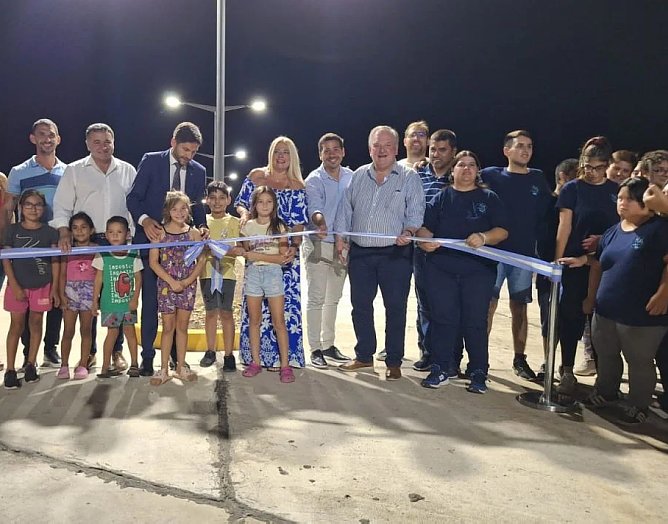 Con la presencia del Gobernador Pullaro quedó inaugurado el nuevo acceso norte de la ciudad de Ceres