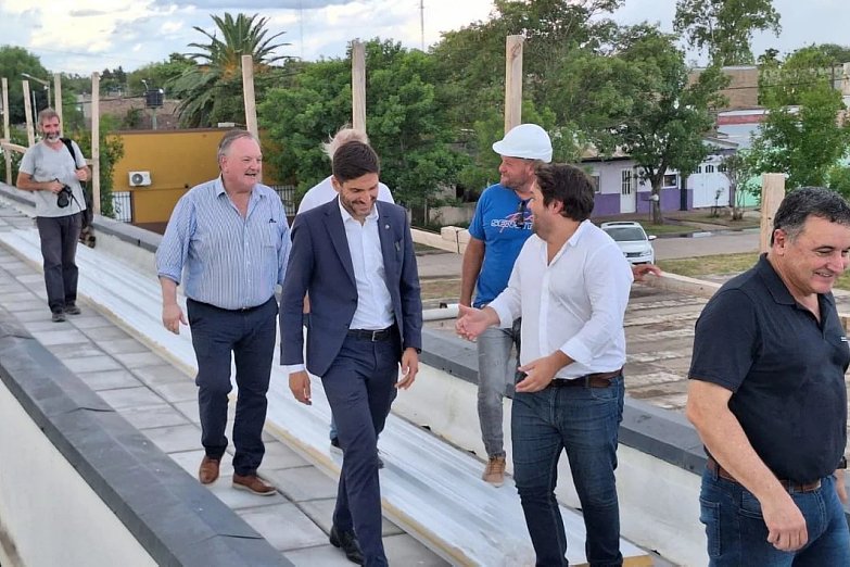 Pullaro y Michlig recorrieron obras públicas provinciales en San Cristóbal