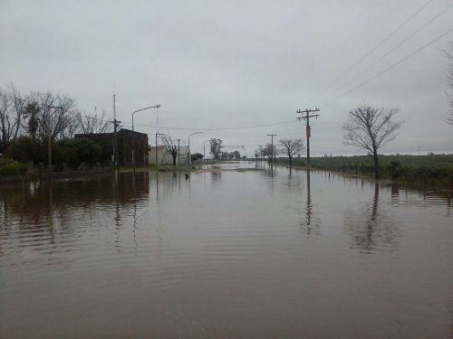 La localidad de Eustolia otra vez sufre la inundación