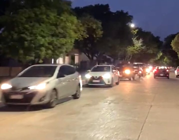 Importante movilización por la inseguridad en Villa Trinidad
