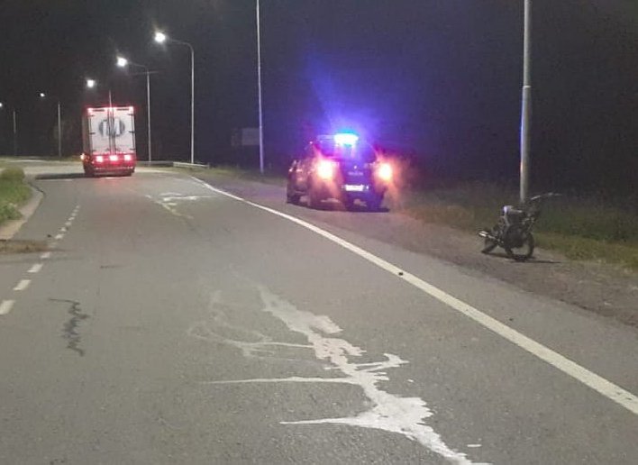 Joven motociclista lesionado al accidentarse en Hersilia