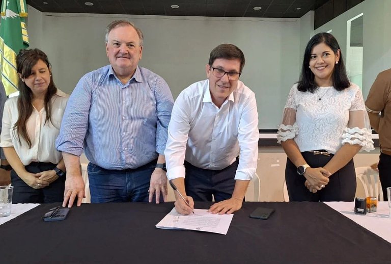 Goity y Michlig cumplieron una amplia agenda de trabajo en San Guillermo
