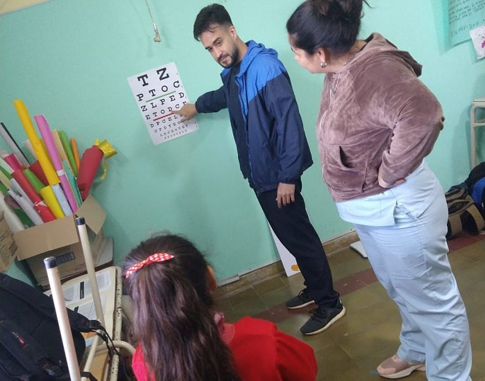 Morteros: El equipo de salud municipal inició el programa de atención médica en escuelas rurales
