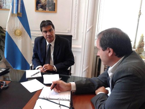 Bolatti se entrevistó con Capitanich para agilizar proyectos