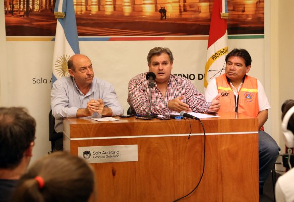 El gobierno provincial informó sobre las consecuencias del temporal