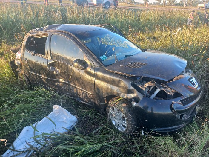 Accidentes con autos en Arrufó y Monte Oscuridad