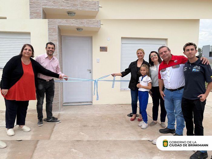 Brinkmann: Entregaron una nueva vivienda del Plan Habitar