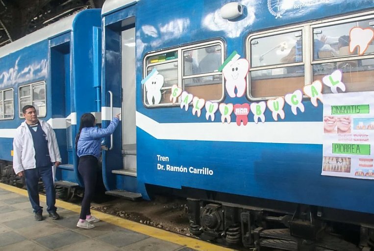 El tren sanitario tendrá paradas en Curupaity y Ceres