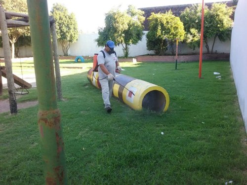 Suardi: Realizan fumigaciones en diferentes puntos de la localidad