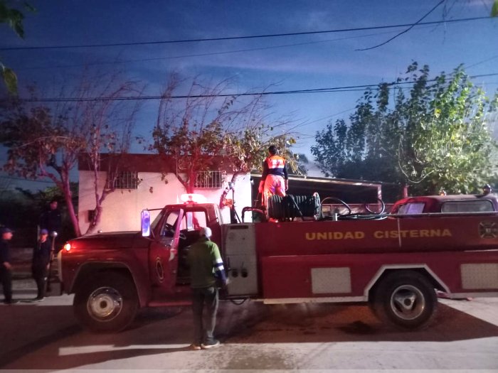 Se incendió una vivienda en Miramar de Ansenuza