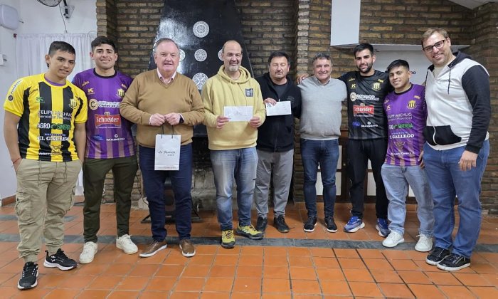 Michlig entregó un aporte “Brigadier” al club Central de Ceres de $ 18 millones