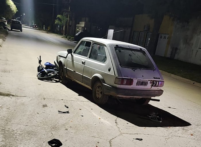 Motociclistas lesionados en San Cristóbal
