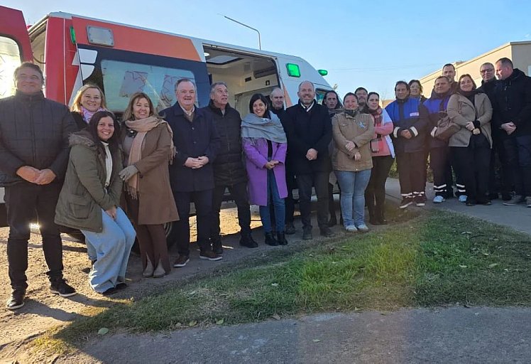 San Guillermo recibió una ambulancia de alta complejidad