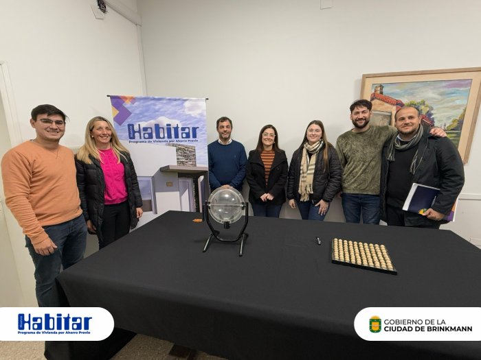 Brinkmann: Se realizó el primer sorteo del Nuevo Habitar