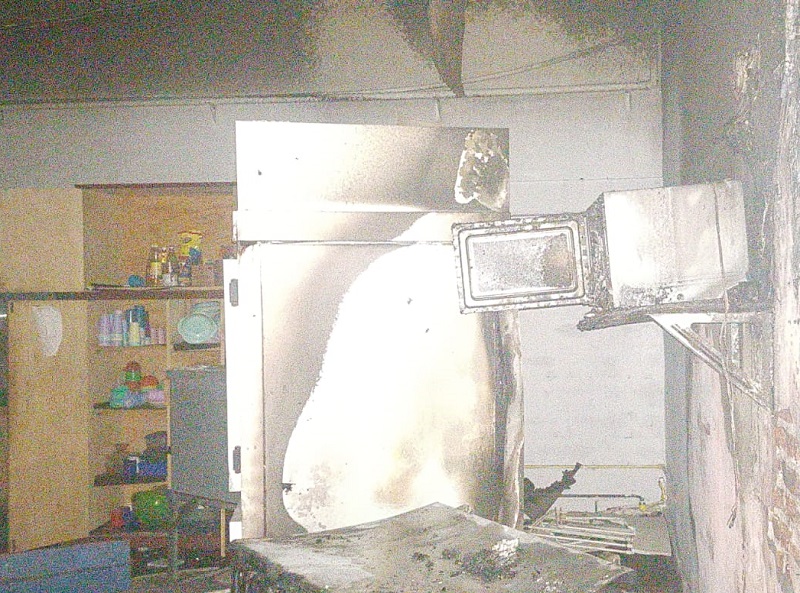 Morteros: incendio en el sector del comedor de la Escuela Carrillo