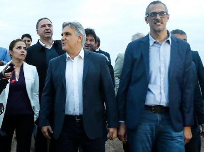 Morteros: Llaryora supervisó el avance de obra de la nueva Sede Regional de la Universidad Provincial