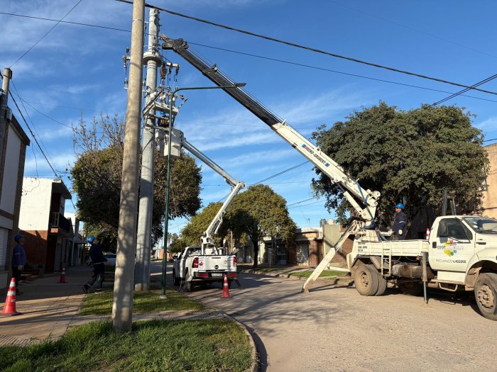 CoopMorteros realizó obras para tener más estabilidad en el suministro eléctrico