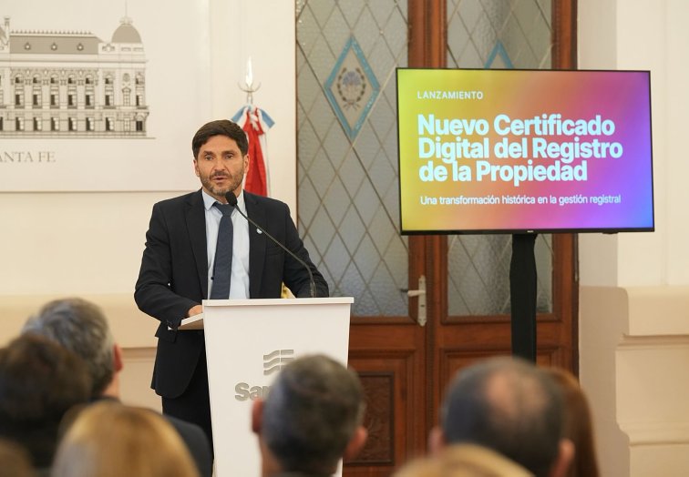 Menos burocracia: Santa Fe digitaliza el Certificado del Registro de la Propiedad