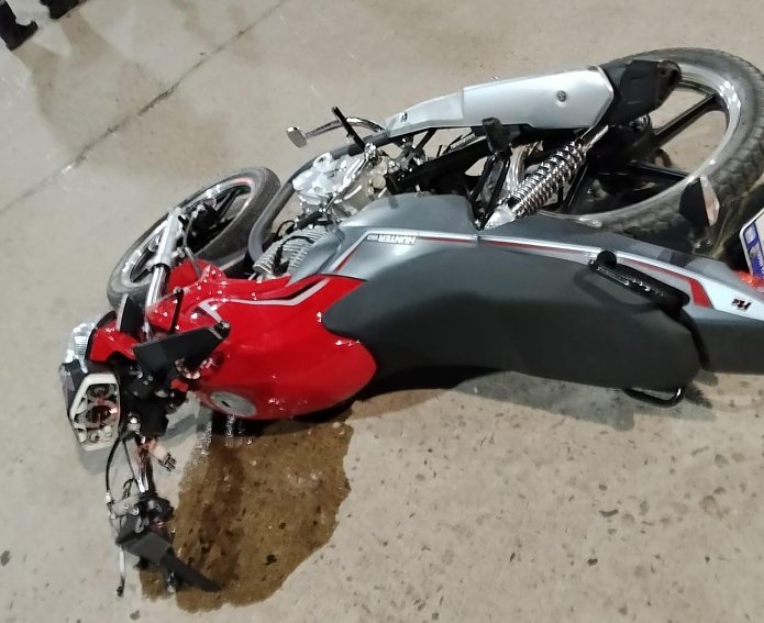Motociclista se accidentó en Morteros