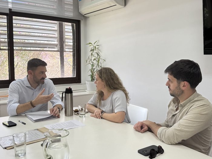Ciudades amigables: Sofía Masutti se reunió con el ministro Enrique Estevez