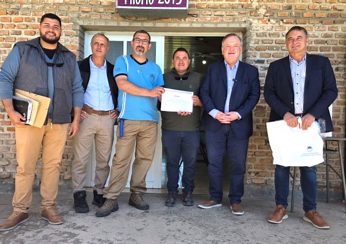 Michlig confirmó un aporte FANI para que una escuela de Villa Saralegui tenga agua potable