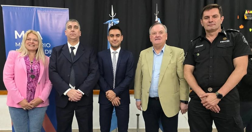 Michig participó en Ceres de la presentación del Informe de Gestión 2024 del Fiscal Carlos Vottero