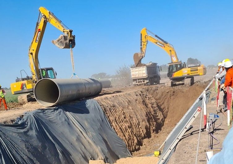 Avanza el Acueducto Biprovincial Santa Fe-Córdoba con la licitación de dos nuevos tramos