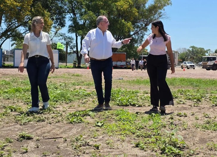 Michlig supervisó la marcha de obras provinciales históricas para San Guillermo y la región