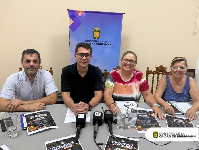 Brinkmann: Presentaron el concurso de vidrieras y frentes navideños 2025