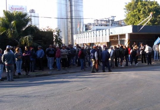 Primera protesta de tamberos en la gestión Macri