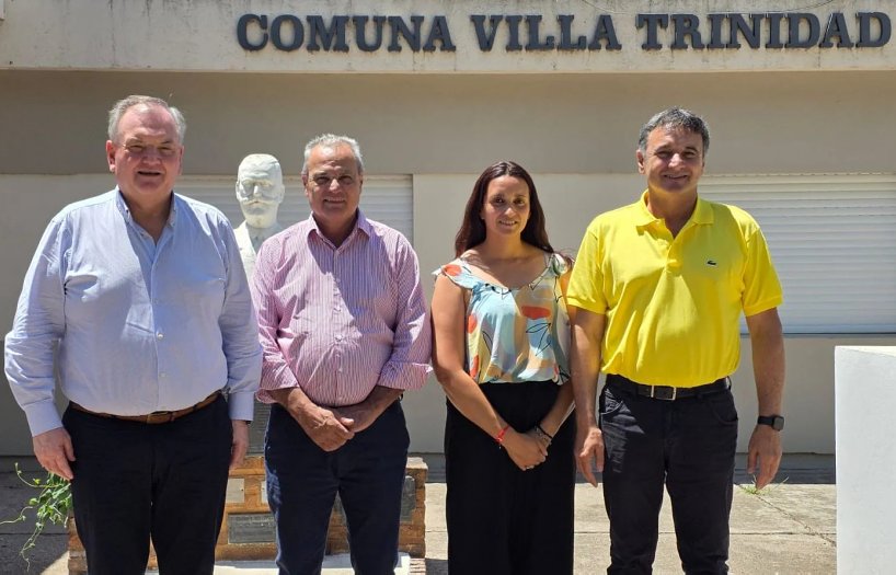 Michlig y González desplegaron una amplia agenda de trabajo en San Cristóbal y Villa Trinidad