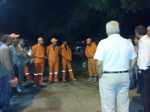Morteros: Entregaron indumentaria a los recolectores de basura