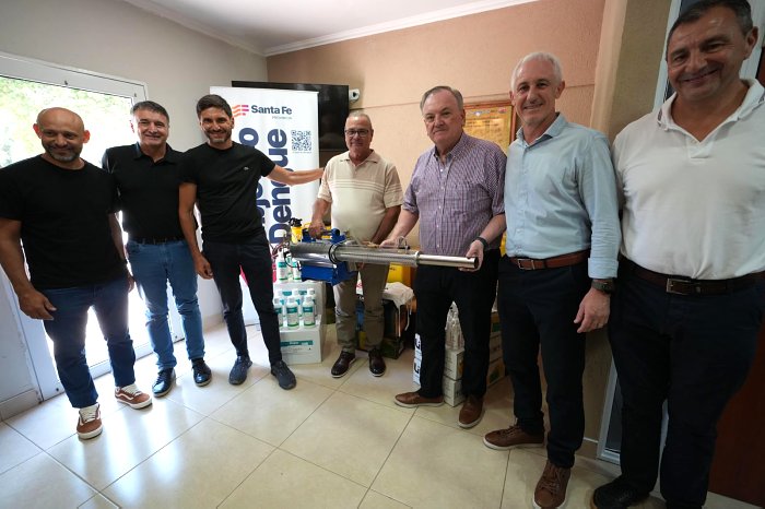 Pullaro en Villa Trinidad: Entregó equipamiento de Objetivo Dengue