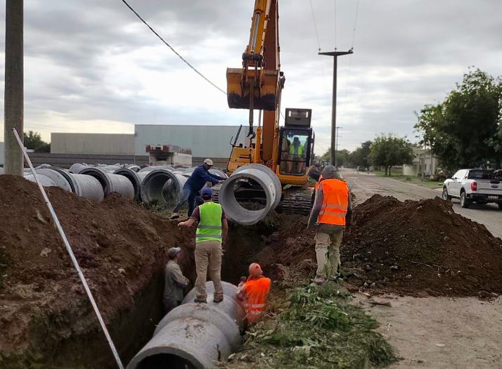 Morteros: Comienzan las obras en el Canal Marconi