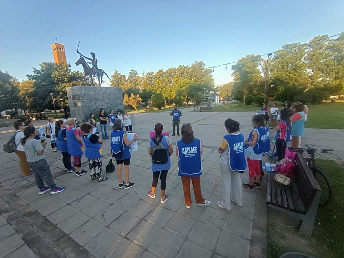Docentes realizaron protestas en el departamento San Cristóbal