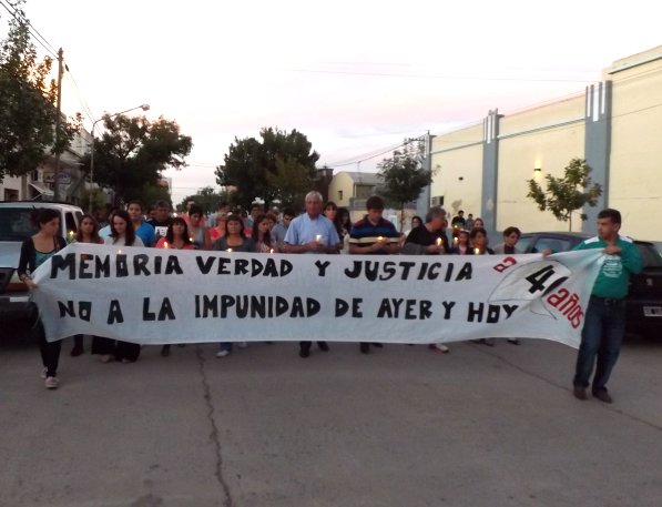 Suardi: Marcha del silencio y actividades artísticas por el Día de la Memoria