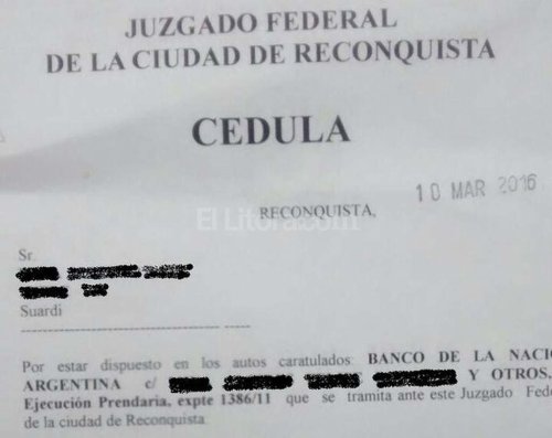 Tambero denuncia que el Nación le rematará una máquina