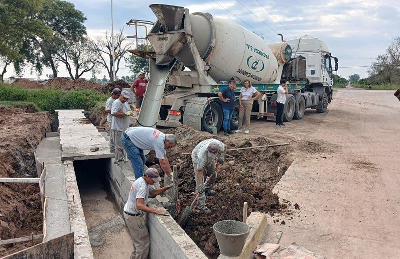 Avanza una obra clave en Suardi para mejorar la conexión con la Ruta 23