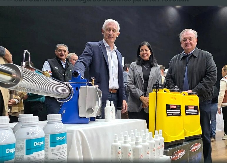 Objetivo Dengue: La Provincia refuerza la prevención con entrega de insumos en San Guillermo