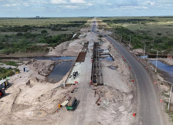 Mejor conectividad: Avanzan los trabajos en puentes de la región en Ruta 4