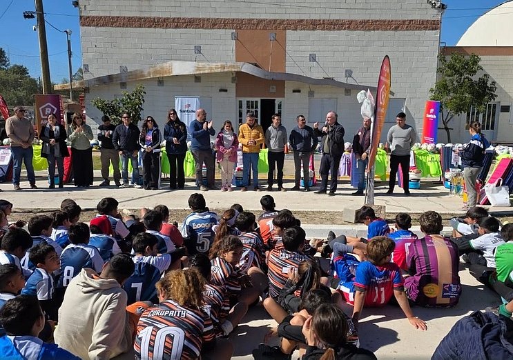 Colonia Bossi fue sede de un multitudinario encuentro de fútbol infantil departamental