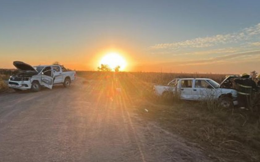 Tres personas resultaron lesionadas en un accidente rural en Brinkmann