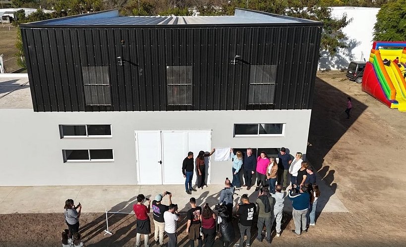 San Guillermo: inauguraron el nuevo Salón de Usos Múltiples en el Bo. Pueblo Viejo