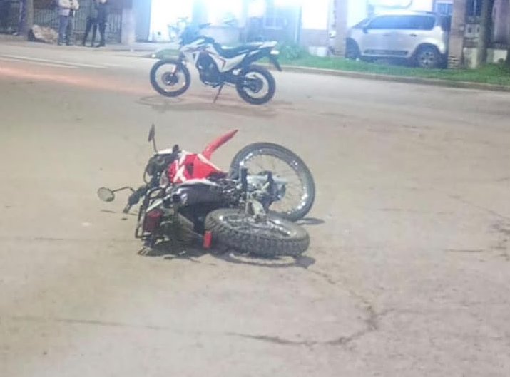 Choque entre dos motos en San Cristóbal dejó tres heridos 