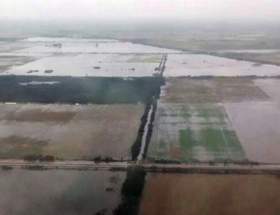 Importantes anegamientos en la zona rural de Sunchales