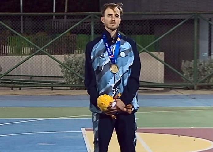 Doble podio para Franco Pinetti en Valledupar: campeón en salto en largo y segundo en los 100 metros
