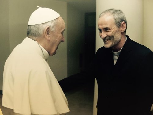 El Padre José Luis mantuvo un emotivo encuentro con Francisco