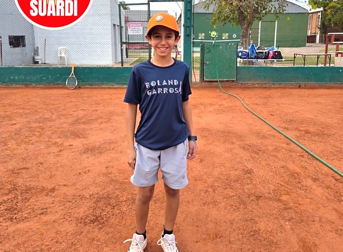 Pedro Nari se entrena en el CENARD y hace historia para el tenis de Sportivo Suardi