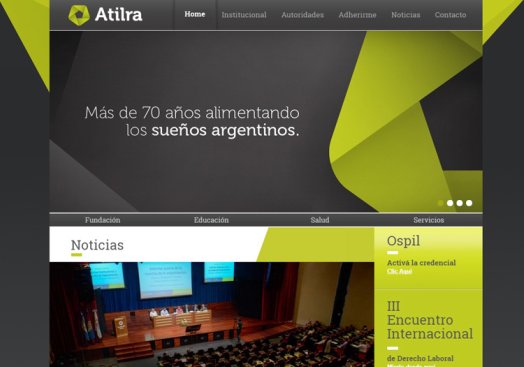 Atilra presenta su renovada página web