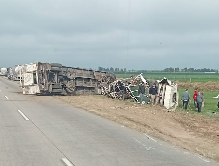Falleció el camionero de Morteros herido en un choque sobre la Ruta Provincial 1
